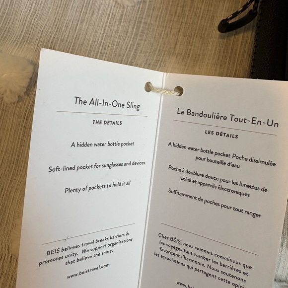 NWT Beis All in One Sling Black - Picture 2 of 3